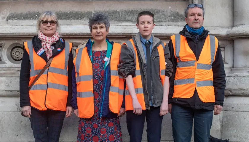 Group Not Attending Court (Credit Denise Laura Baker)