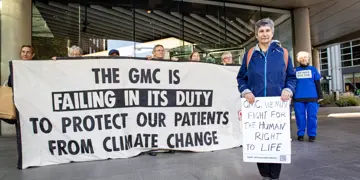 Diana Warner GMC Protest 1 Matt Saywell BMA