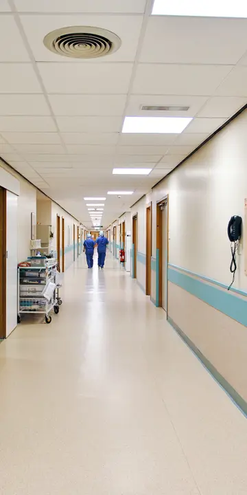 hospital corridor