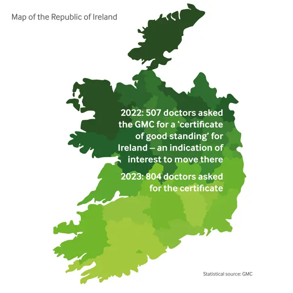 Map Of The Republic Of Ireland